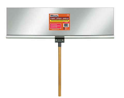 Allway Spray Shield 36 in. L x 9 in. W Aluminum