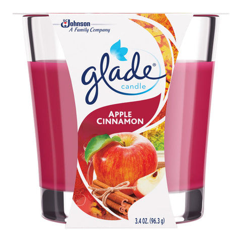 Glade Air Freshener Candle Apple Cinnamon 3.4 oz.