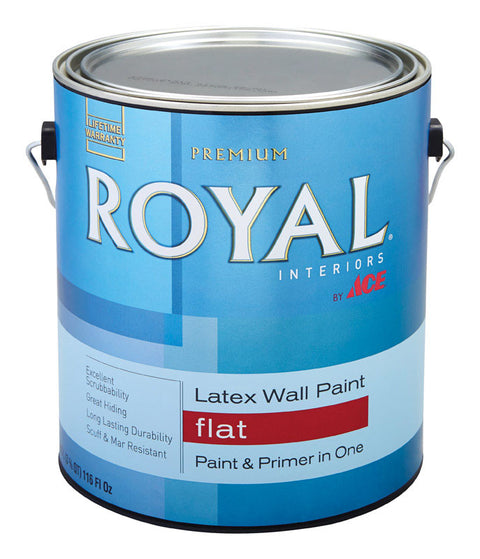 Ace Royal Interior Acrylic Latex Paint Neutral Base Flat 1 gal. Neutral Base