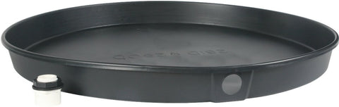 Camco USA 11400 Recyclable Drain Pan, Plastic, For: Electric Water Heaters, 26 in ID x 2-1/2 in D