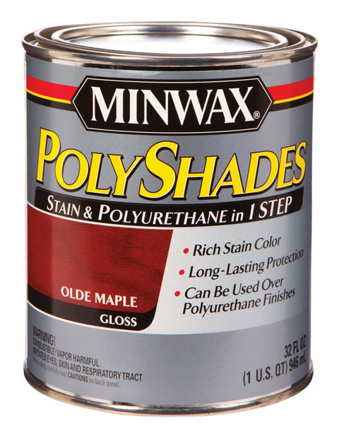 Minwax PolyShades Transparent Polyurethane Polyurethane Stain Olde Maple 1 qt.