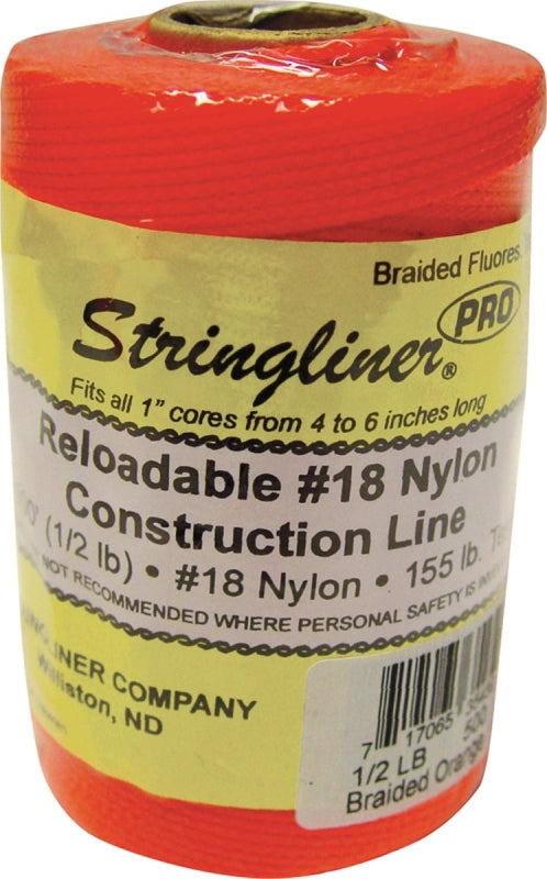 Stringliner Pro Series 35459 Construction Line, #18 Dia, 500 ft L, 165 ...