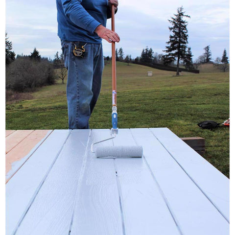 AMES Safe-T-Deck Semi-Gloss White Anti-slip Coating 1 gal, Pack of 4
