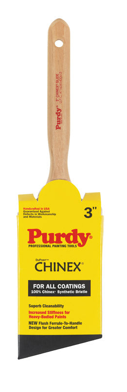 Purdy Chinex Glide 3 in. W Angle Chinex Trim Paint Brush