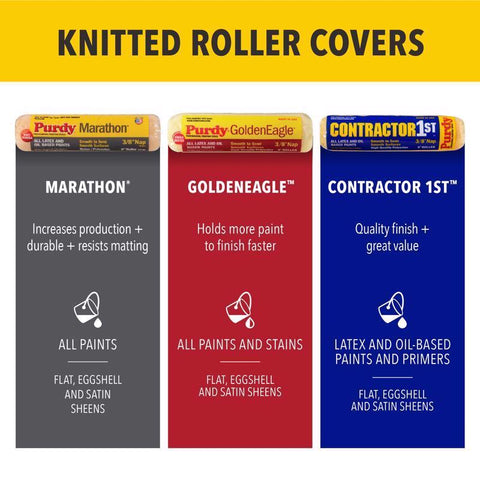 Purdy Colossus Polyamide Fabric 9 in. W X 1 in. Paint Roller Cover 1 pk