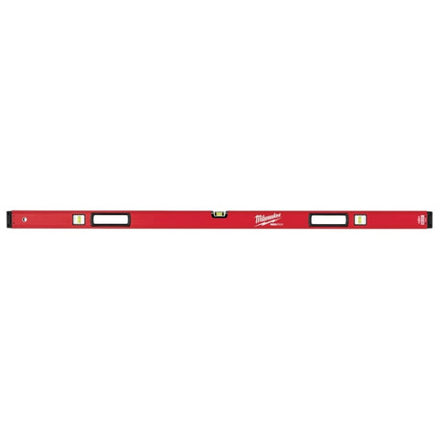 Milwaukee REDSTICK Series MLBX59 Beam Box Level, 59 in L, 3-Vial, Aluminum, Red