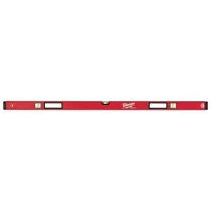 Milwaukee REDSTICK Series MLBX59 Beam Box Level, 59 in L, 3-Vial, Aluminum, Red