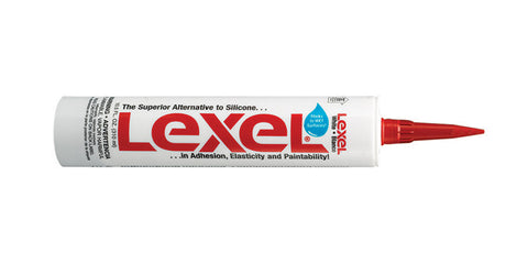 Lexel Sashco Sealant 10.5 oz. White Gloss