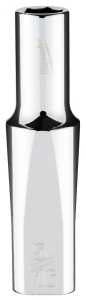 Milwaukee 45-34-3125 Socket, 5/16 in Socket, Deep Socket, 3.543 in OAL, 3/8 in Drive, 6 -Point, Chrome Vanadium Steel