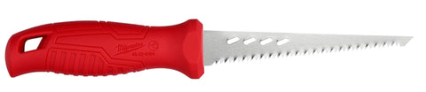 Milwaukee 48-22-0104 Rasping Jab Saw, 6 in L Blade, Steel Blade, Overmold Grip Handle, Rubber Handle
