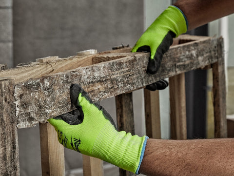 Milwaukee Cut Level 2 Series 48-73-8921 Breathable Dipped Gloves, Unise, M, 10 in L, Reinforced Thumb, Nitrile Coating