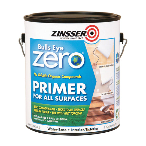 Zinsser 249933 White Acrylic Water-Based All Surface Primer 1 qt. (Pack Zinsser 249933 White Acrylic Water-Based All Surface Primer 1 qt. (Pack