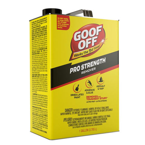 Goof Off Pro Strength Liquid Remover 1 gal, Pack of 4