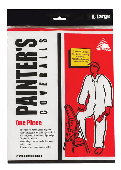 Trimaco Polypropylene Coveralls X-Large White