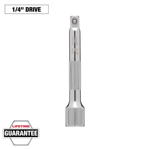 Milwaukee 43-24-9111 Extension Drive, 1/4 in Drive, 3 in L, Chrome Plated