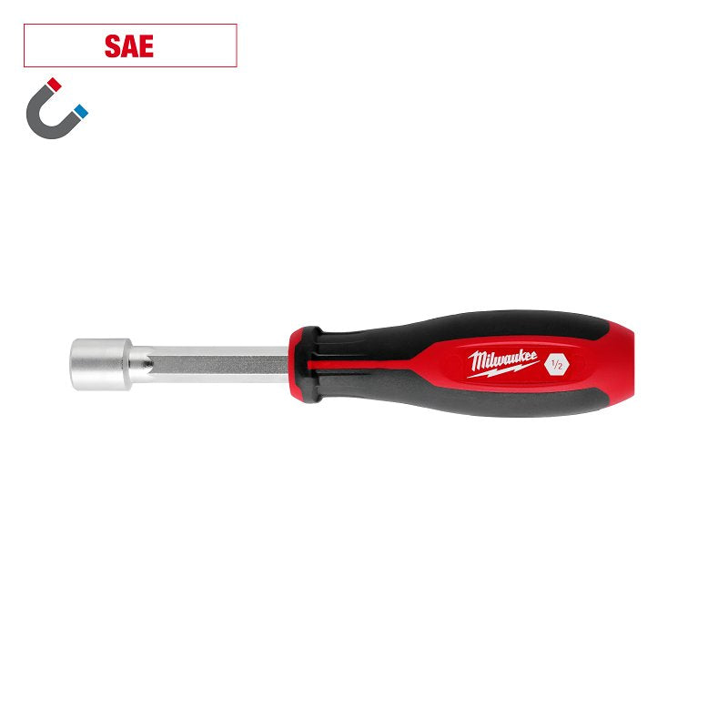 Milwaukee HollowCore Series 48-22-2556 Nut Driver, 1/2 in Drive, 7-1/2 ...