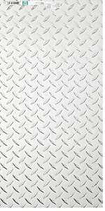 Stanley Hardware 4220BC Series N316-349 Tread Plate, 12 in W, 24 in L, Diamond Tread, Aluminum, Polished, Pack of 2