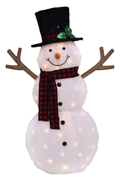 48IN 3D PRELIT FABRIC GREETING
