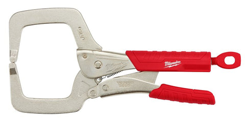 Milwaukee Torque Lock 48-22-3631 Locking C-Clamp with Grip, 6.7 in OAL, 3-3/8 in Jaw Opening, Ergonomic Grip Handle