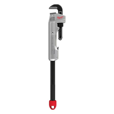 Milwaukee CHEATER 48-22-7318 Adaptable Pipe Wrench, 2-1/2 in Jaw, 17.13 in L, Overbite Jaw, Aluminum