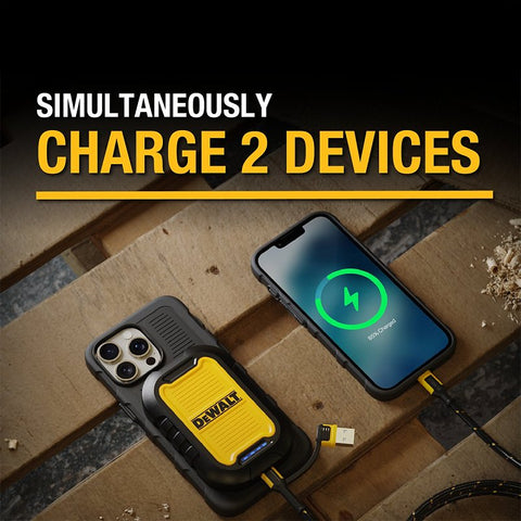 DEWALT DXMA2151801 Magnetic Power Bank, 5000 mAh, Pack of 2