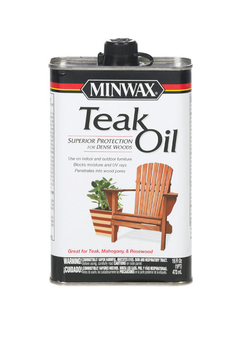 Minwax Helmsman Transparent Amber Oil-Based Teak Oil 1 pt.