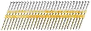 Senco KD27APBSN Collated Nail, Plastic Strip Collation, 3 in L, Steel, Bright Basic