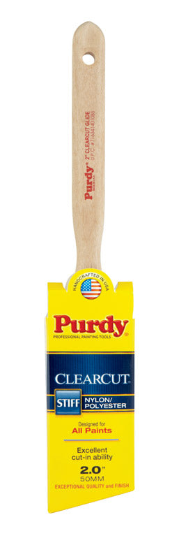 Purdy Clearcut Glide 2 in. W Angle Nylon Polyester Trim Paint Brush