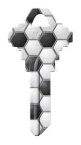 SC1-28 KEYBLANK SOCCER, Pack of 10