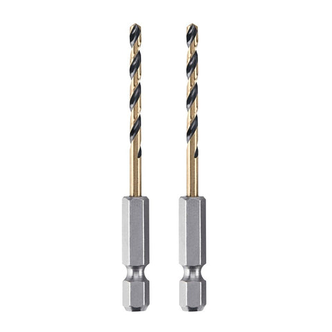 DEWALT DWA5008 Drill Bit, 1/8 in Dia, 2-7/8 in OAL, Heavy-Duty, 1/4 in Dia Shank, Hex Shank