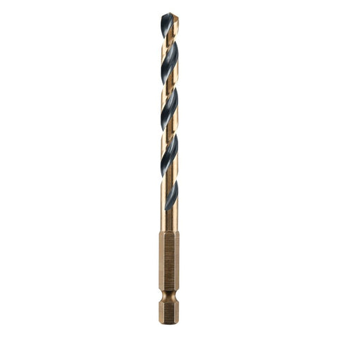 DEWALT DWA5016 Drill Bit, 1/4 in Dia, 4-1/8 in OAL, Heavy-Duty, 1/4 in Dia Shank, Hex Shank