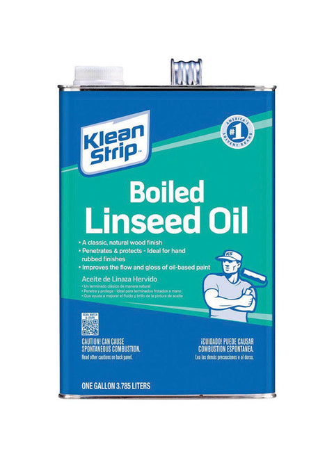 Klean Strip Oil-Based Boiled Linseed Oil Natural Gloss 1 gal.