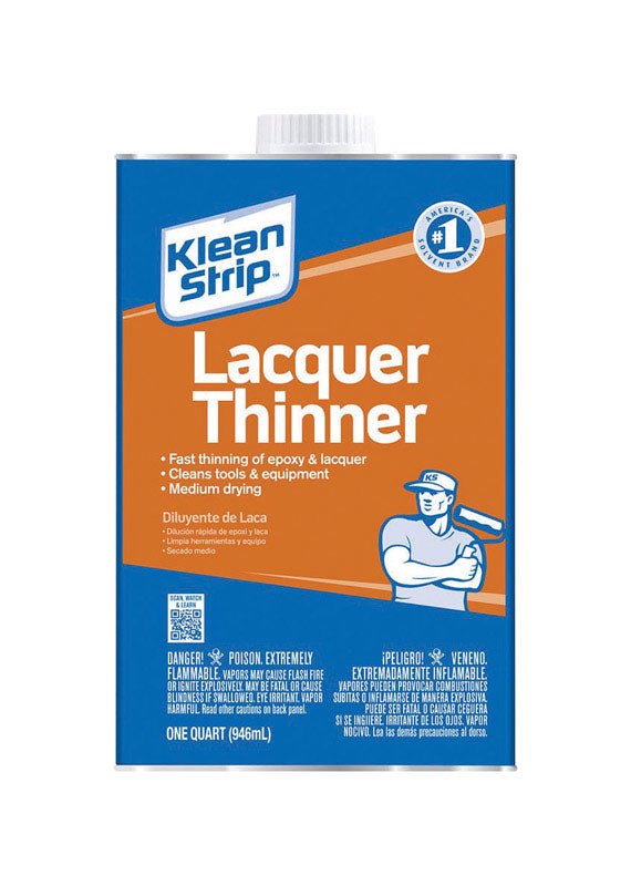 Klean Strip Lacquer Thinner 1 qt. – Shell Lumber and Hardware