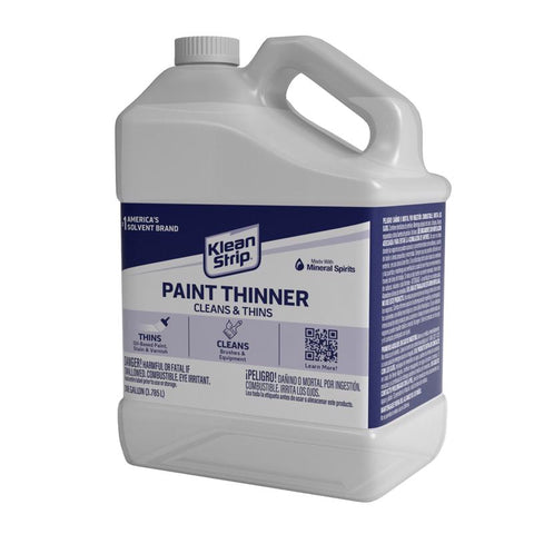 Klean Strip Mineral Spirits Paint Thinner 1 gal, Pack of 4