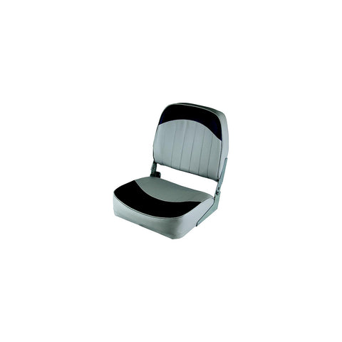 Wise 8WD734PLS660 Economy Fold Down Fishing Seat, Grey/Navy