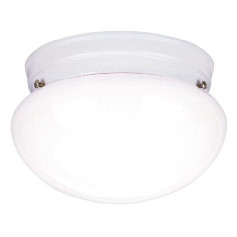 Westinghouse 66699 Ceiling Light Fixture, White Shade, 1-Lamp, White Fixture