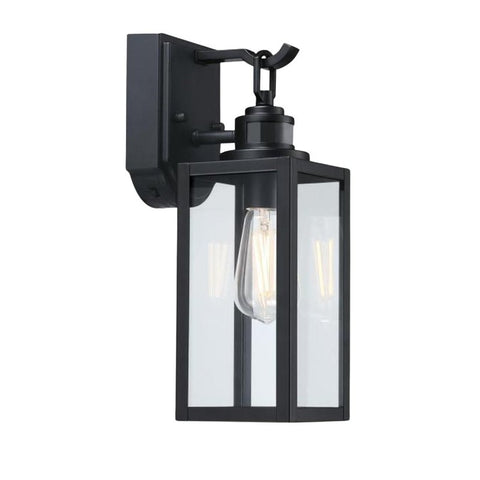 Westinghouse Victoria Series 6122600 Wall Sconce, 60 W, LED, Metal, Black, Matte