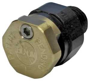 Valley Industries BN2BP088LSX-CS Boomless Nozzle, Specifications: 3/8 in MPT, 0.088 in Orifice, Polypropylene