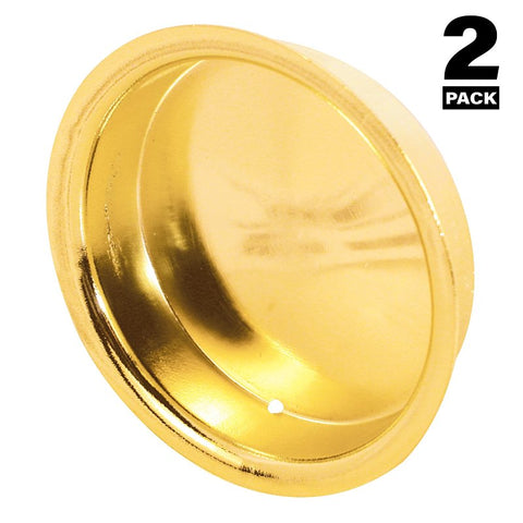 Prime-Line N 6699 Door Pull, 5/16 in D, Steel, Brass