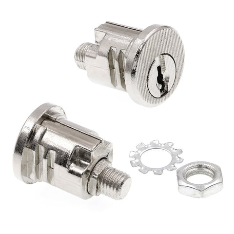 Defender Security S 4140 Mailbox Lock, Tumbler Lock, Keyed Key, Steel, Nickel