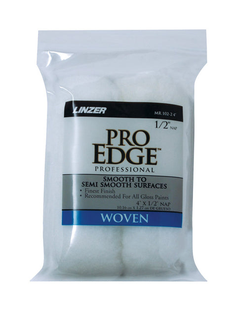 Linzer Pro Edge Woven Paint Roller Cover 1/2 in. L x 4 in. W 2 pk