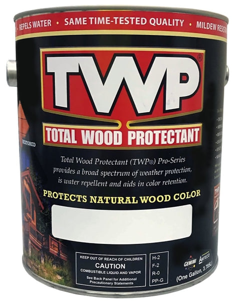 TWP TWP-100-1 Wood Preservative, 100 to 400 sq-ft/gal Coverage Area, Clear, Liquid, 1 gal Can, Pack of 4