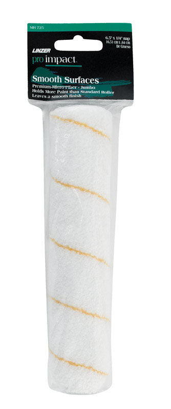 Linzer Pro Impact Microfiber Paint Roller Cover 1/4 in. L x 6-1/2 in. W