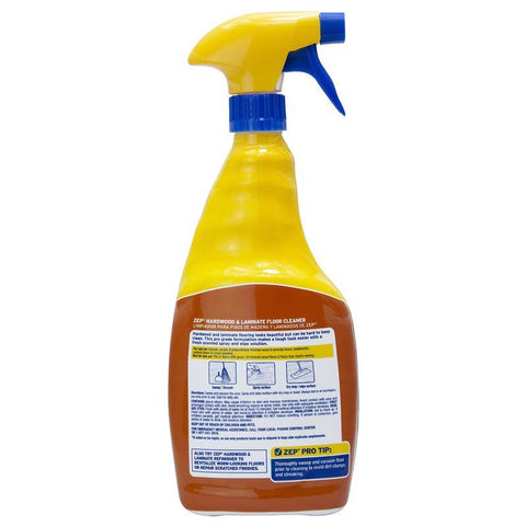 Zep Fresh Scent Hardwood & Laminate Floor Cleaner Liquid 32 oz, Pack of 12