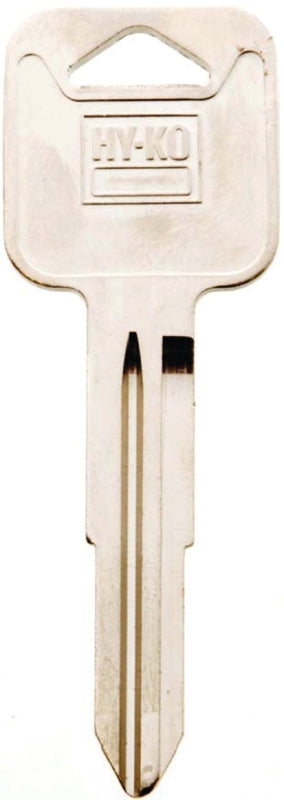 Hy-Ko 11010B65 Key Blank, Brass, Nickel, Pack of 10