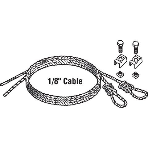 Prime-Line GD 52102 Aircraft Safety Cable, Carbon Steel, Galvanized
