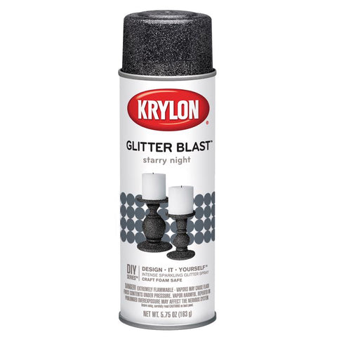Krylon Glitter Blast Starry Night Spray Paint 5.75 oz, Pack of 6