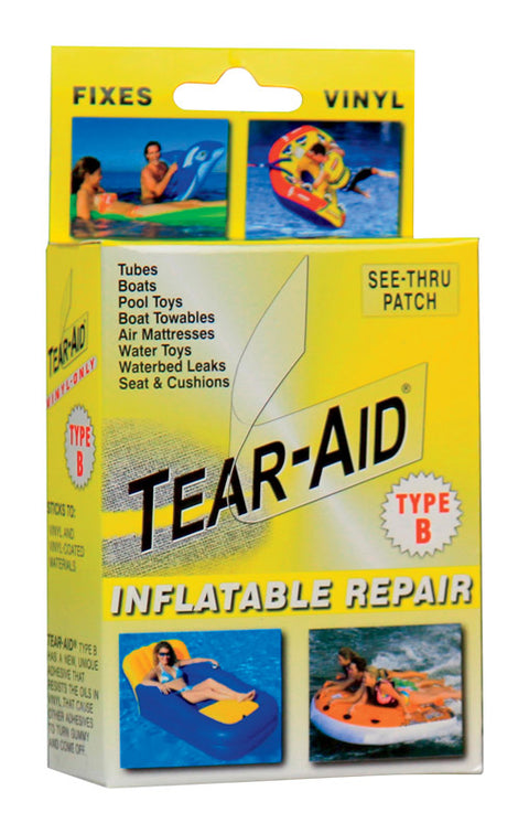Tear-Aid Patch Type B Clear Underwater Repair Patch Kit