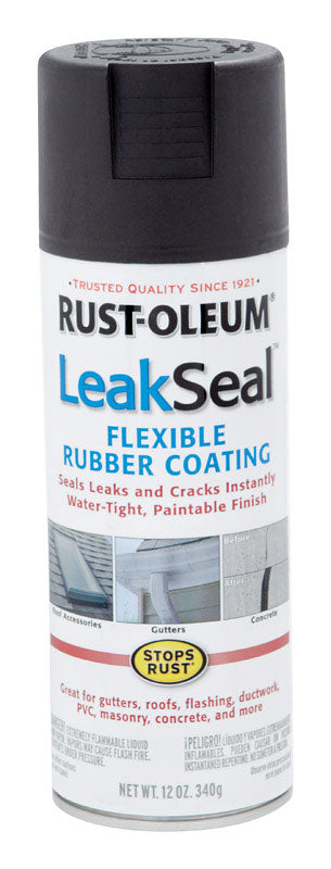 Rust-Oleum LeakSeal Rubberized Flexible Rubber Sealant 12 oz. Black