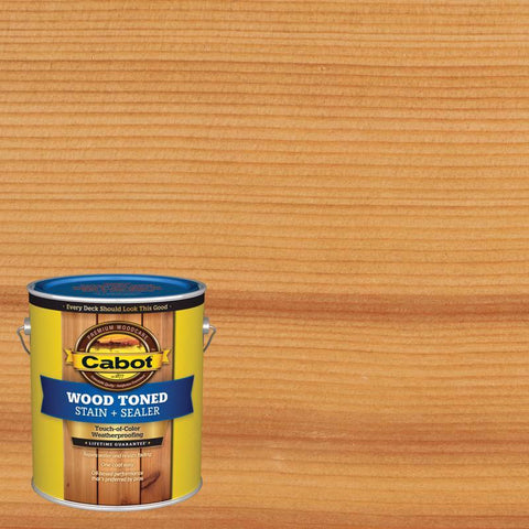 Cabot 140.0019200.007 Deck and Siding Stain, Natural, Liquid, 1 gal, Pack of 4